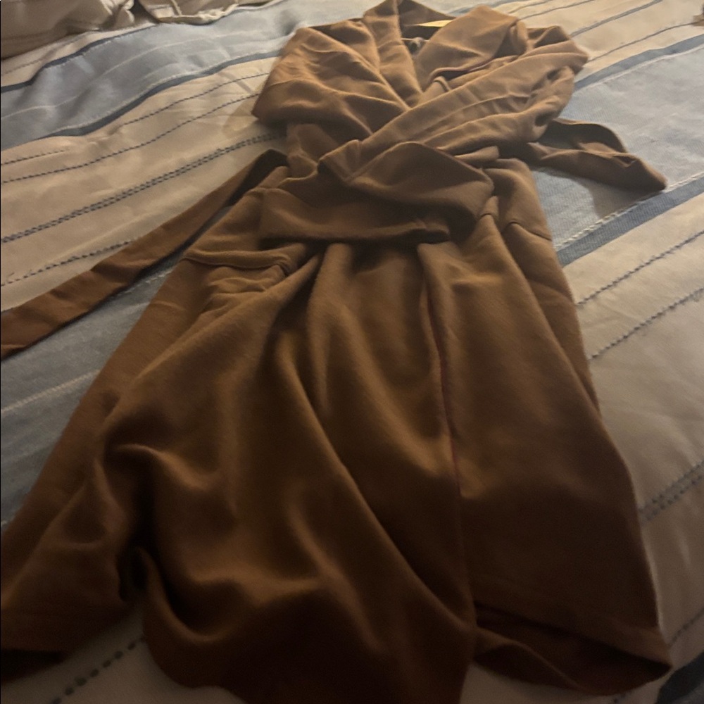 Med cashmere robe